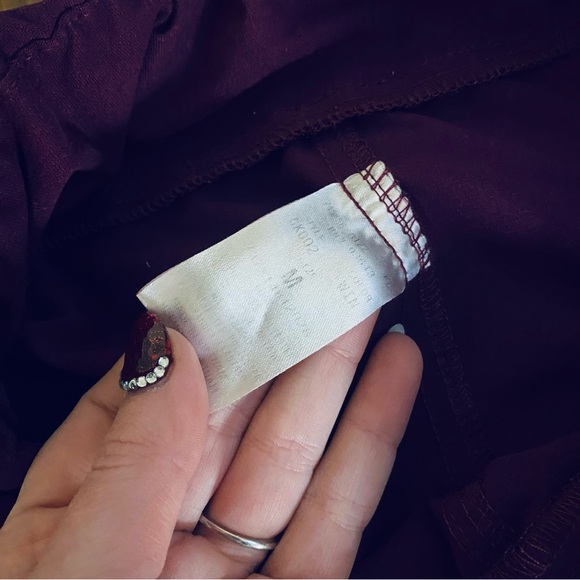 Cherokee maroon scrub pants - Picture 7 of 7